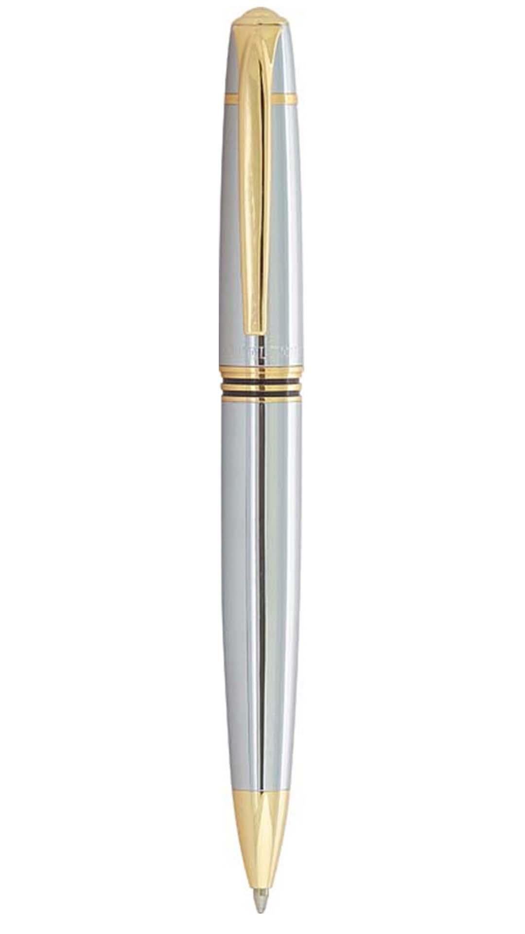 Steelpen Planet Serisi 0028T Krom Gold Tükenmez Kalem