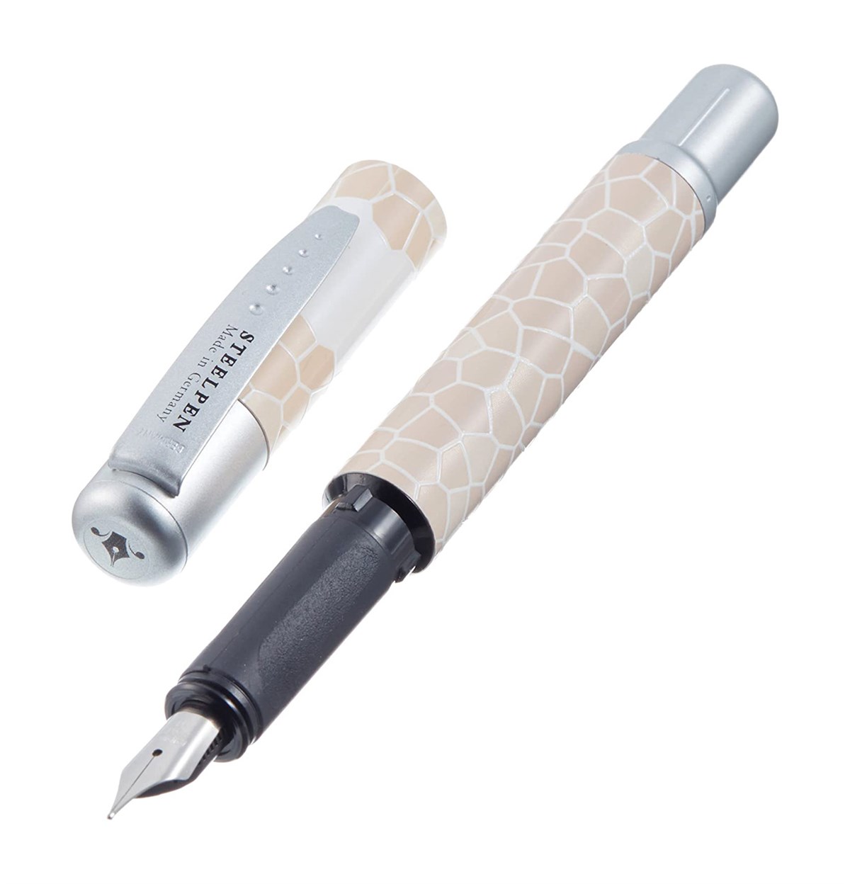 Steelpen Sky Serisi 4546 DK Mozaik Bej Dolma Kalem