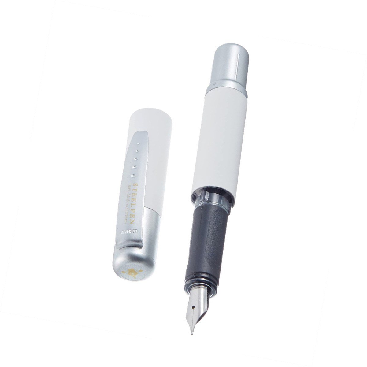 Steelpen Sky Short Serisi 4558 DK Beyaz Dolma Kalem