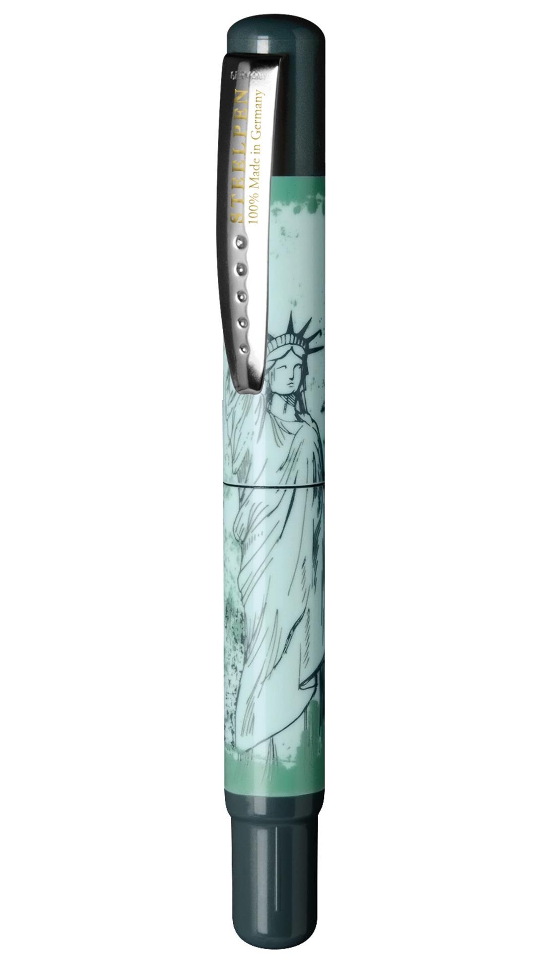 Steelpen Sky Short Serisi 4559 DK Newyork Dolma Kalem