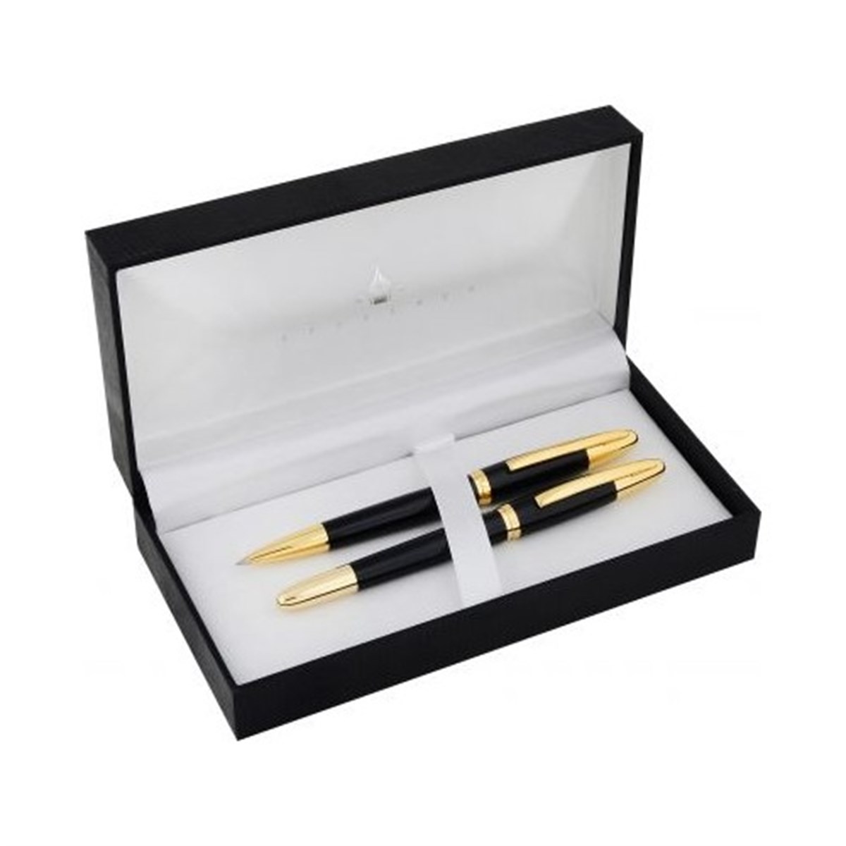 Steelpen Venüs Serisi 170DT Siyah Gold Dolma Kalem+Tükenmez Kalem