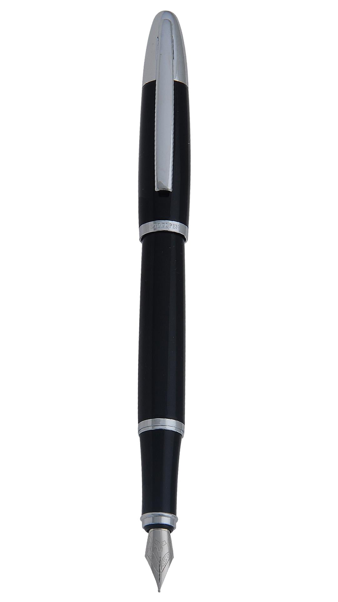 Steelpen Venüs Serisi 171D Siyah Krom Dolma Kalem