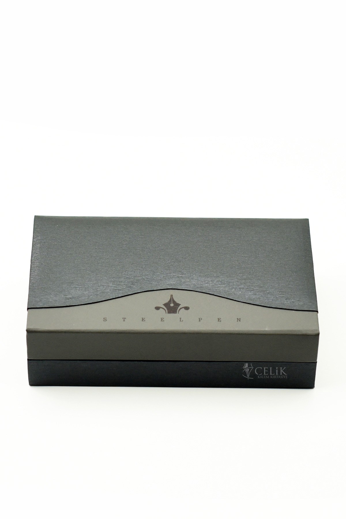 Steelpen World Serisi 272 Desenli Krom Siyah Dolma Kalem+Tükenmez Kalem Seti