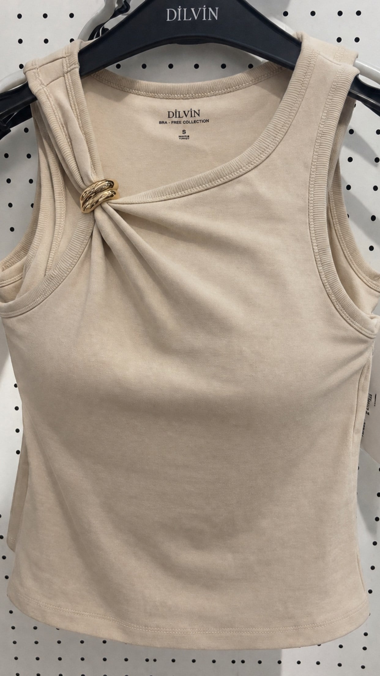 Gold Toka Detaylı Bra-Free Atlet - TAŞ