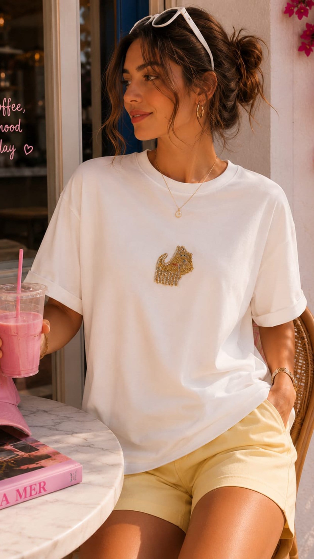 Marka Model Premium Tshirt - BEYAZ
