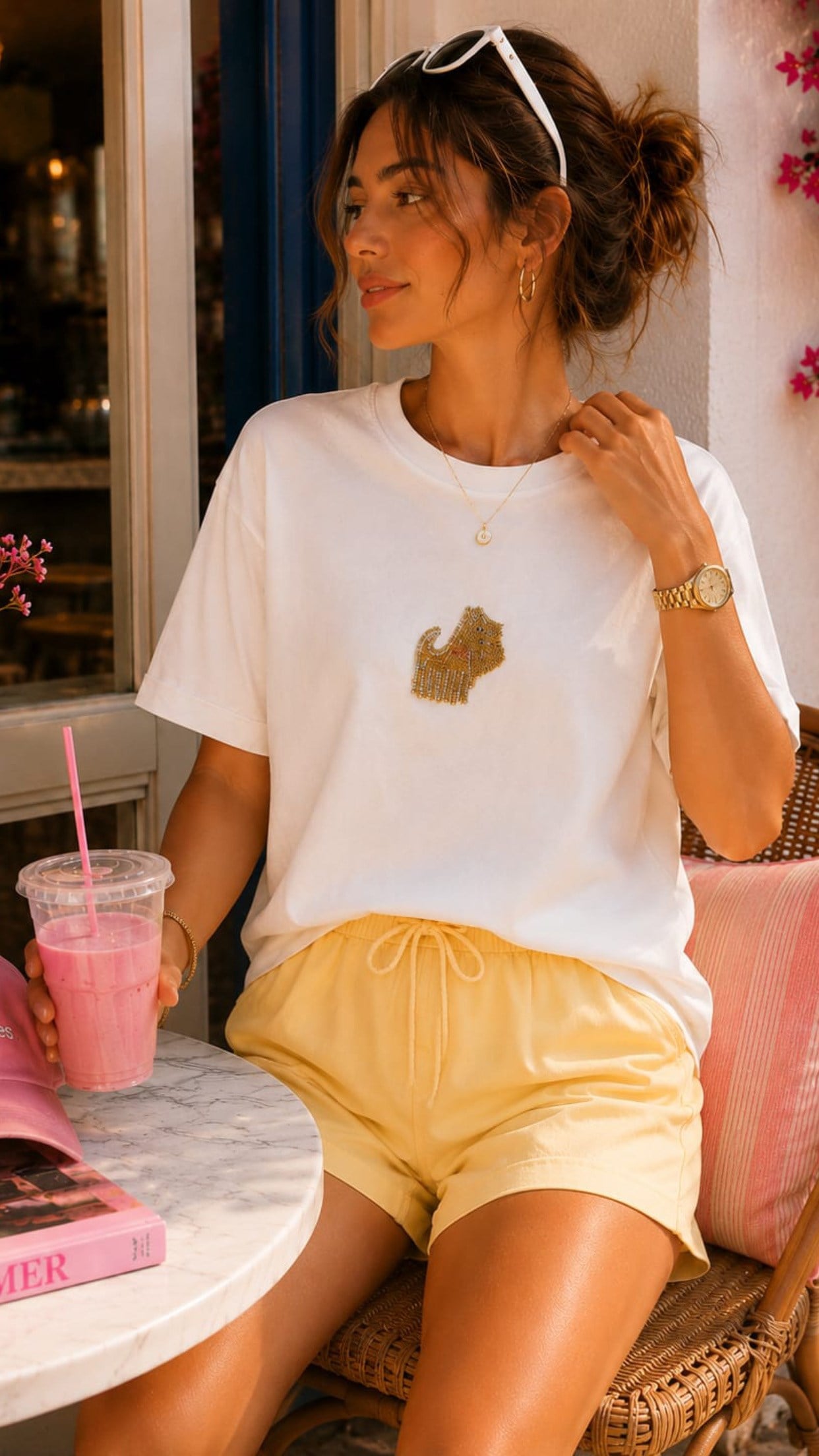 Marka Model Premium Tshirt - BEYAZ