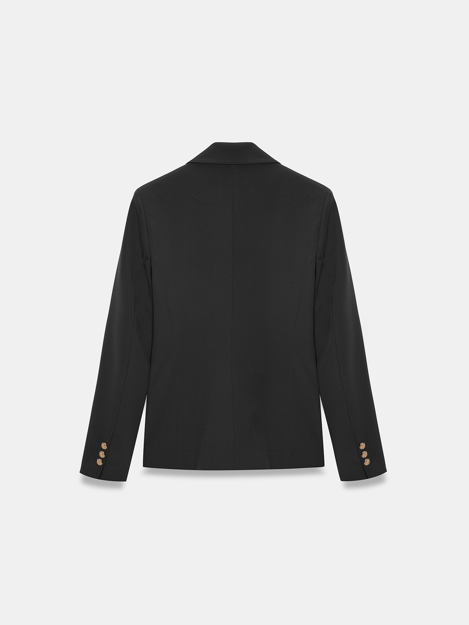 Siyah Vücuda Oturan Blazer