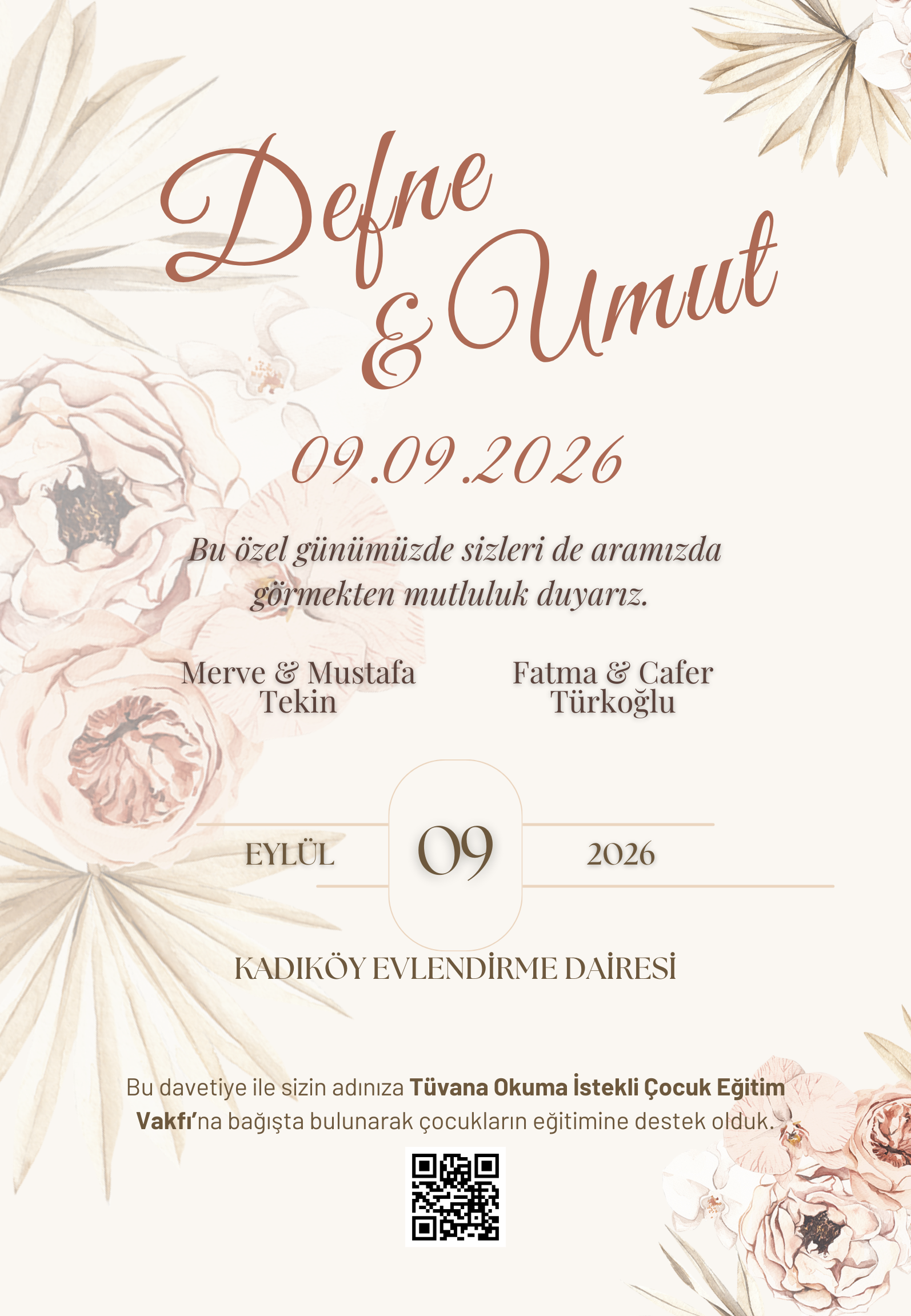 NİKÂH DAVETİYESİ - 3