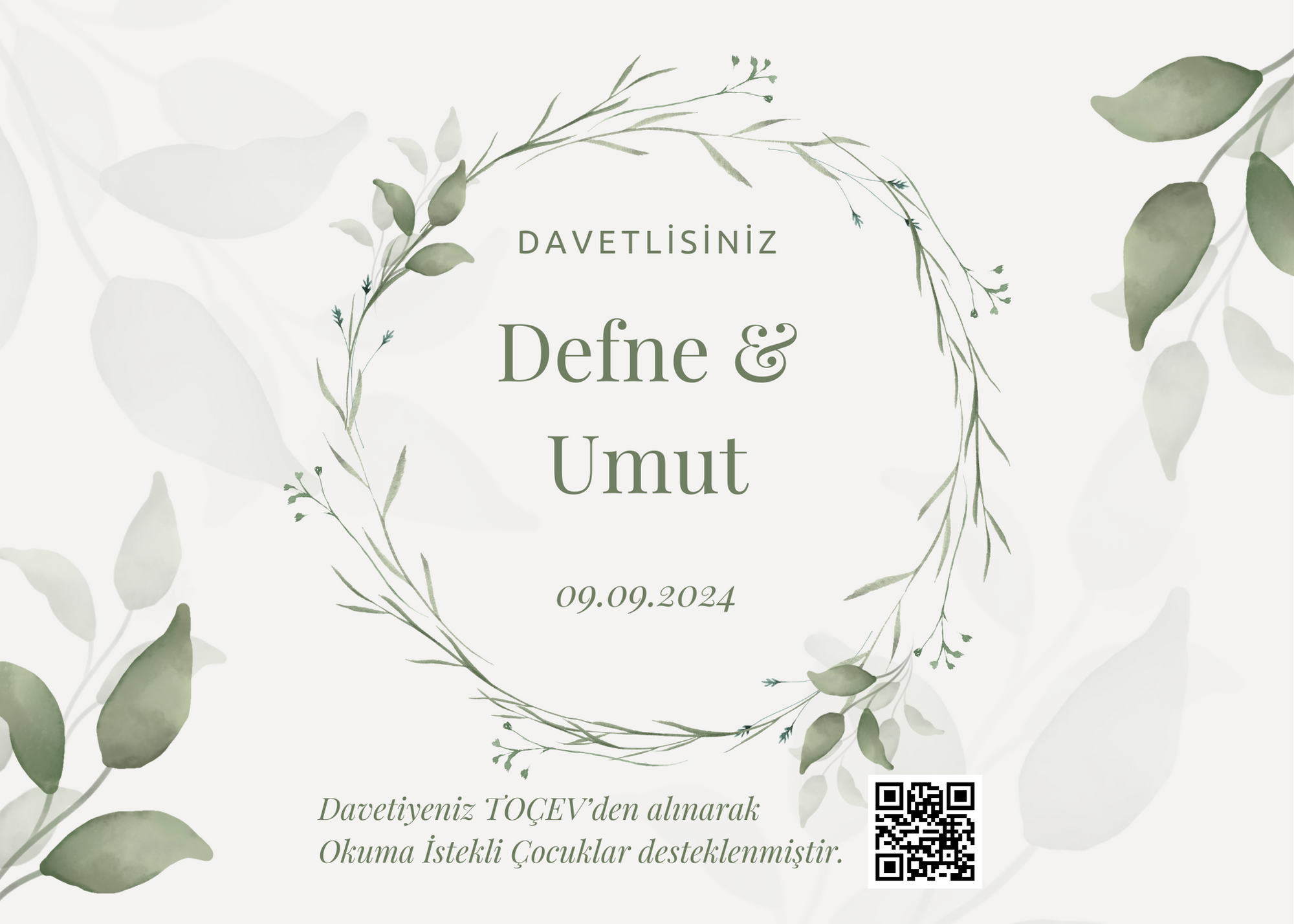 NİKAH DAVETIYESI (100 Adet)