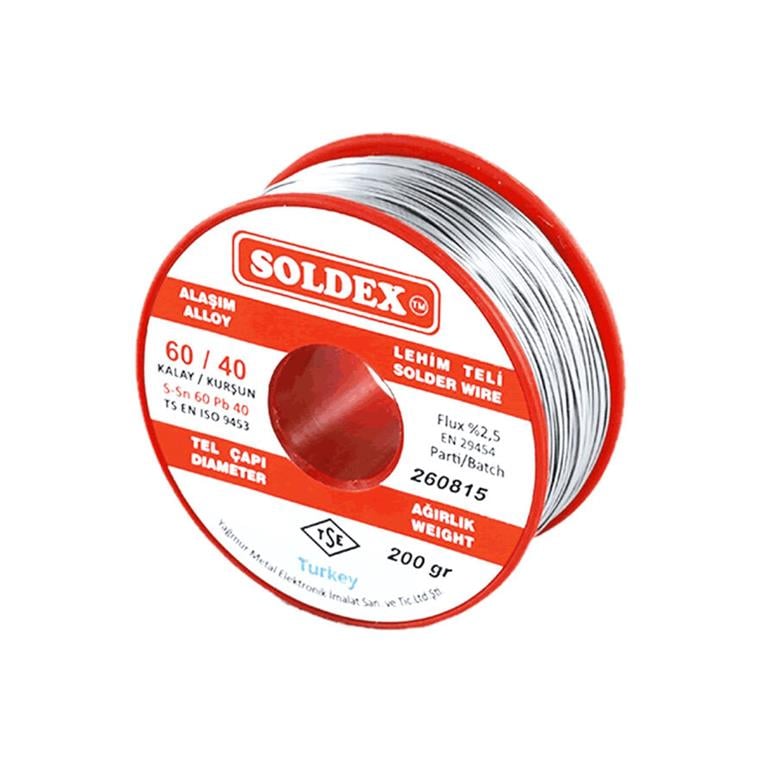 0.75mm 200 gr Soldex Lehim Teli0.75mm 200 gr Soldex Lehim Teli