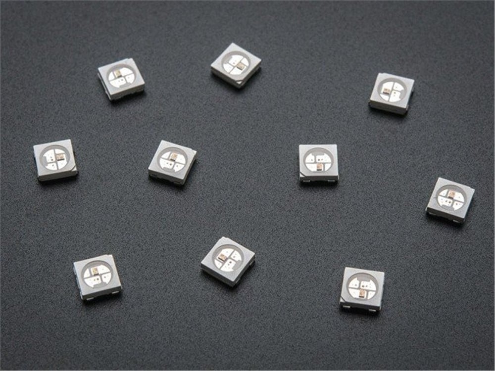 1 Paket (10 Parça) NeoPixel 5050 RGB LED (Dahili Sürücü Çipi ile birlikte)