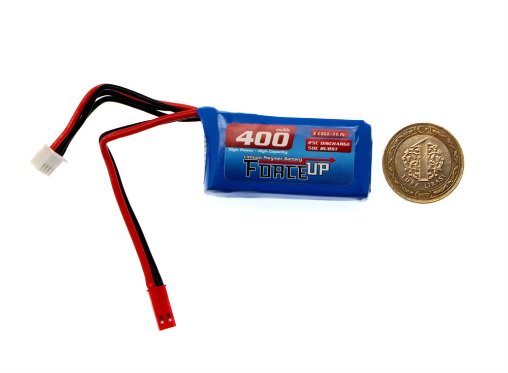 11.1V Lipo Pil 400mAh - Mini