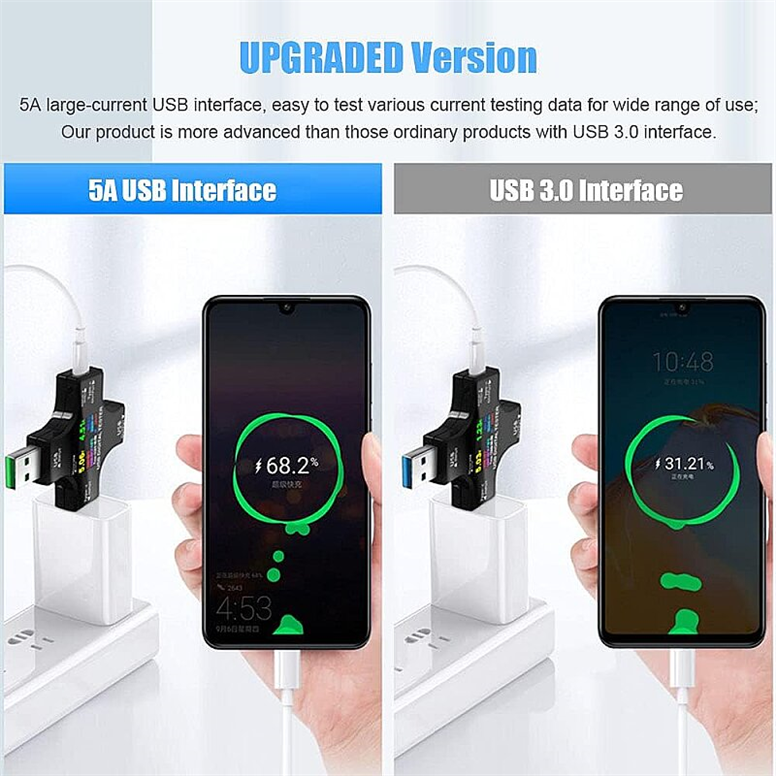 12 in 1 Çok Fonksiyonlu USB & Type-C Dijital Güç Ölçer Test Cihazı – Voltaj, Akım, Kapasite, Watt Ölçüm – PD/QC Uyumlu12 in 1 Çok Fonksiyonlu USB & Type-C Dijital Güç Ölçer Test Cihazı – Voltaj, Akım, Kapasite, Watt Ölçüm – PD/QC Uyumlu