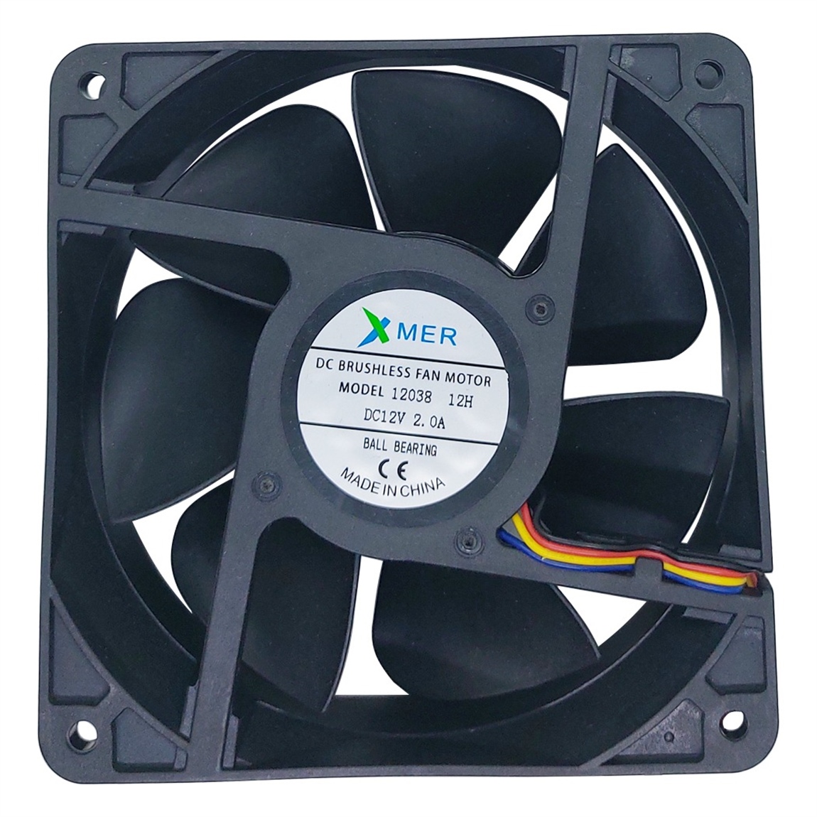 120X120X38mm RULMANLI 12V 2.0A 4P XMER FAN