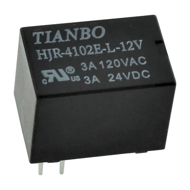 12V 3A Tianbo Röle - HJR-4102E-L-12VDC-S-Z12V 3A Tianbo Röle - HJR-4102E-L-12VDC-S-Z