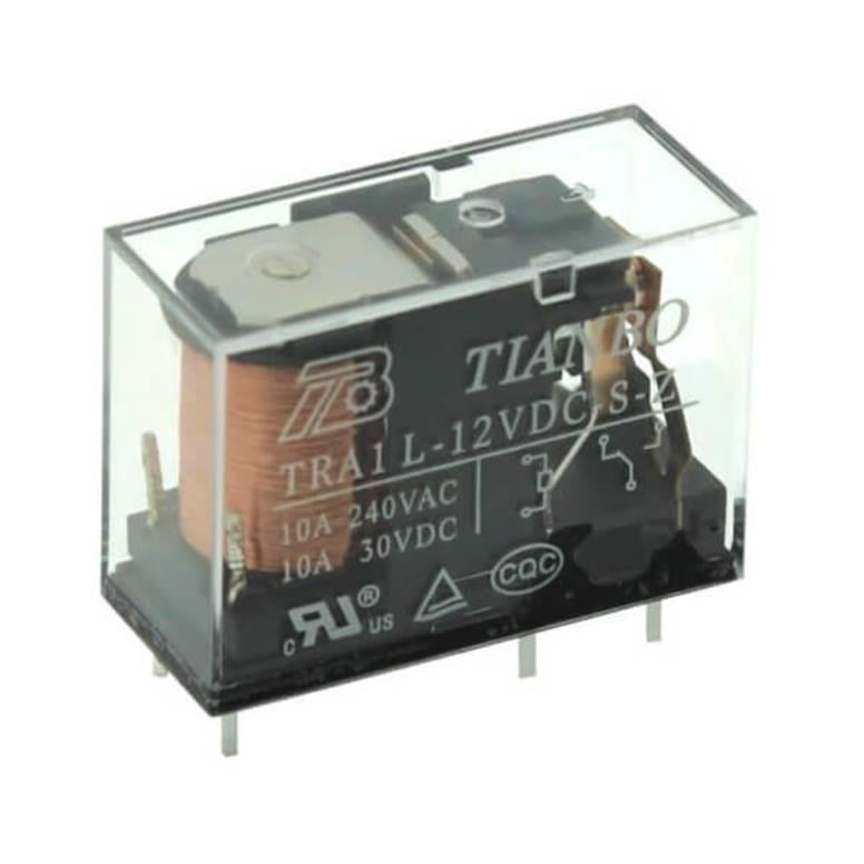 12V Tek Kontak Tianbo Röle 4051 (12V 10A) - TRA1-L-12VDC-S-Z12V Tek Kontak Tianbo Röle 4051 (12V 10A) - TRA1-L-12VDC-S-Z