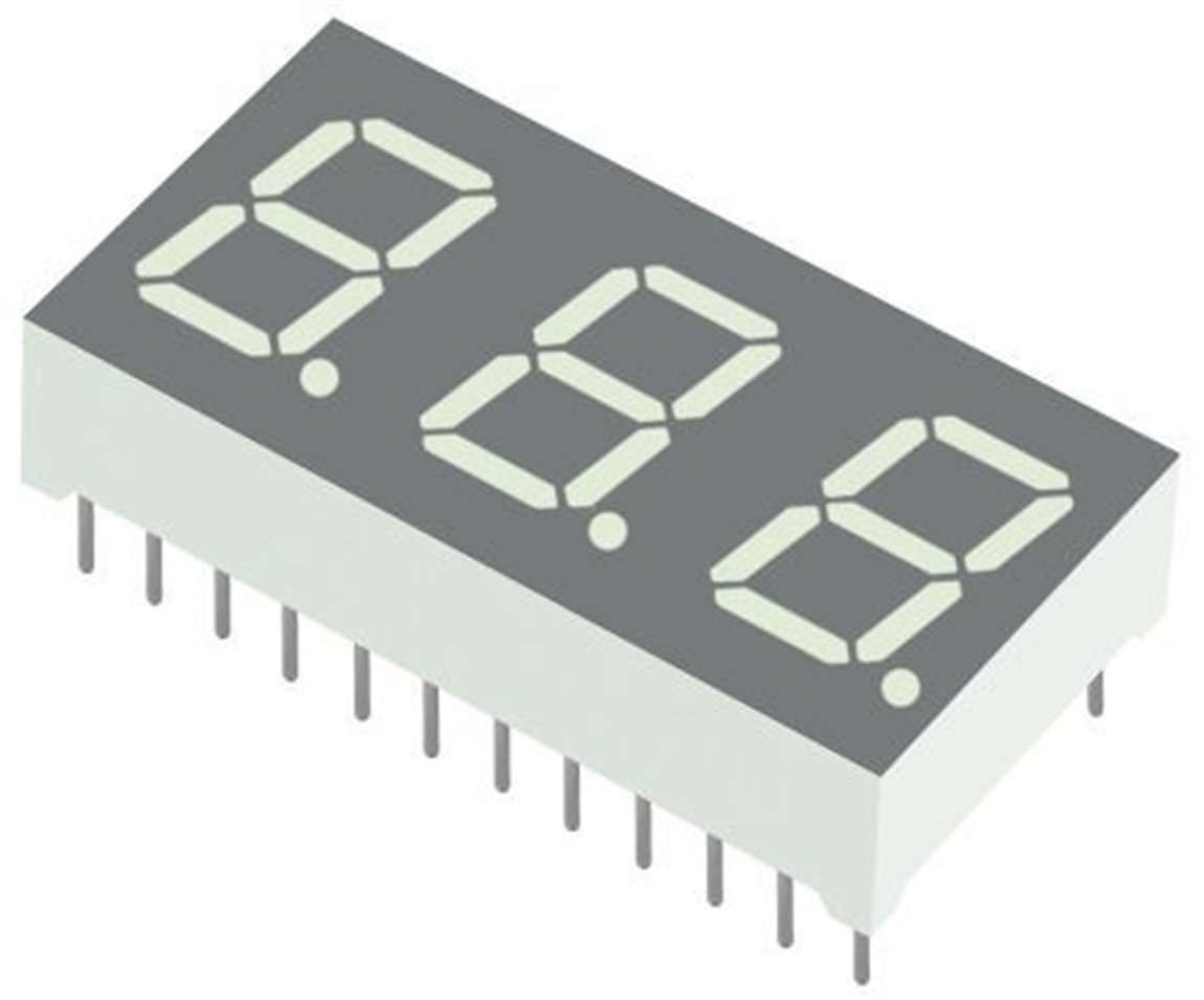 14mm 3'Lü Ortak Anot Display