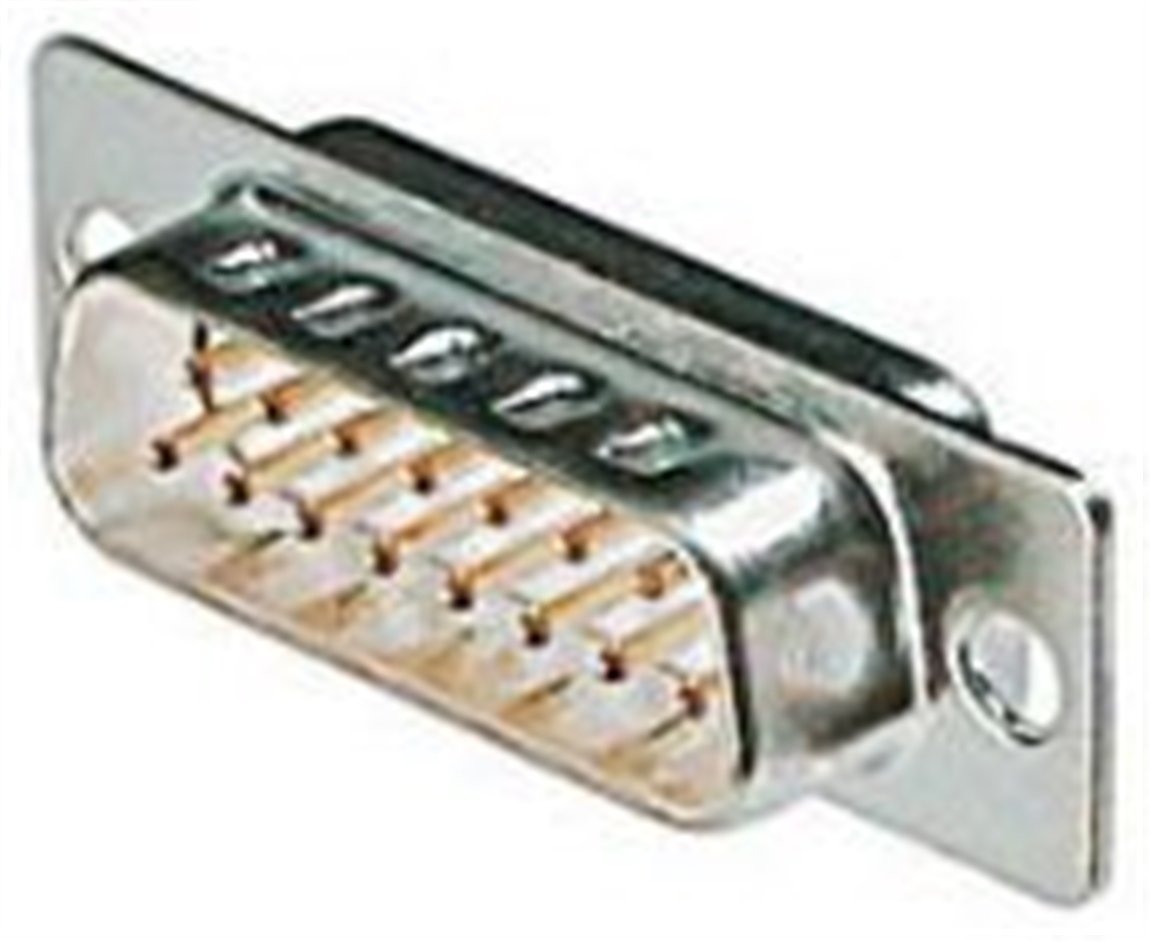 15'Pin Erkek D-Sub Lehim Tip Konnektör