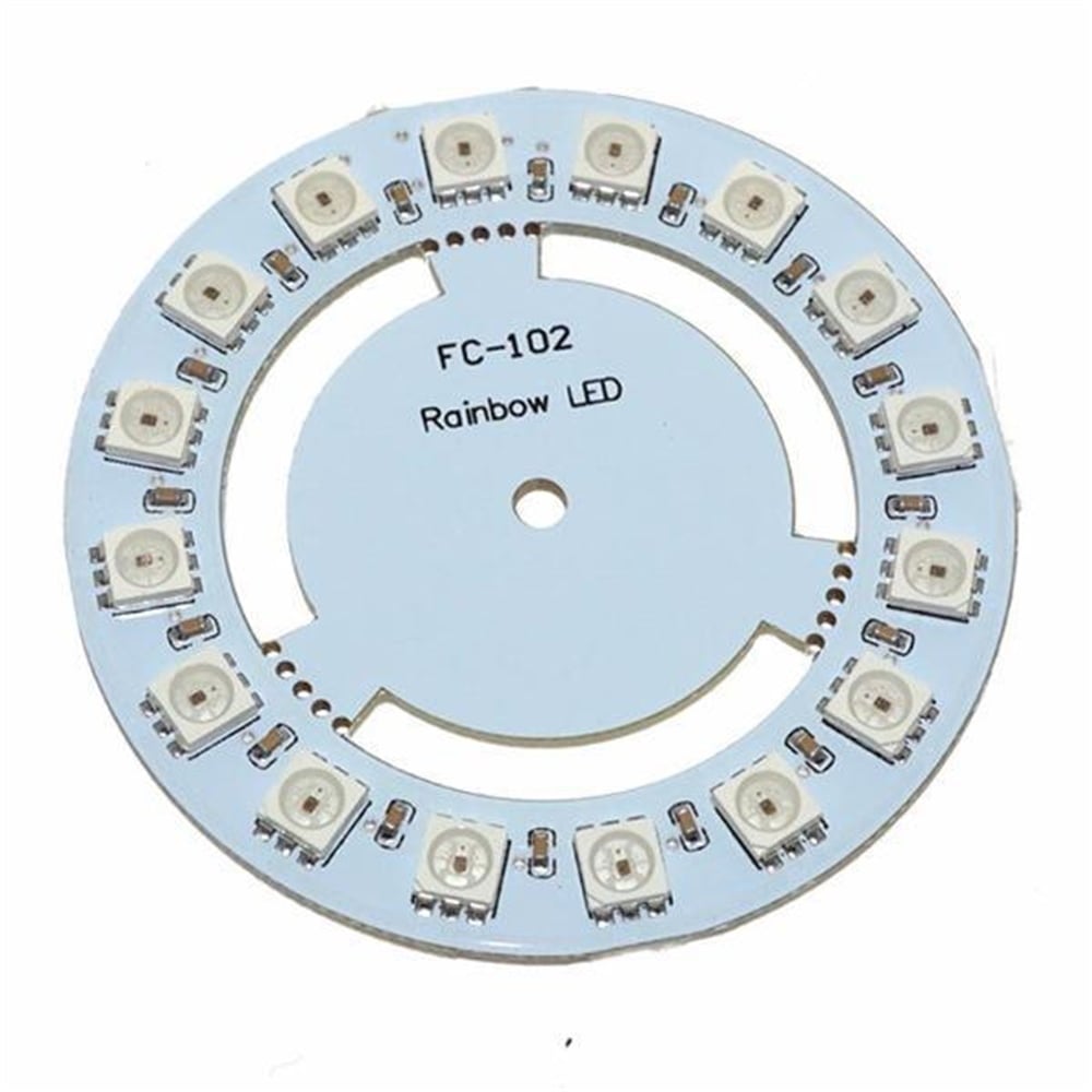 16 LED'li WS2812 5050 RGB LED Module