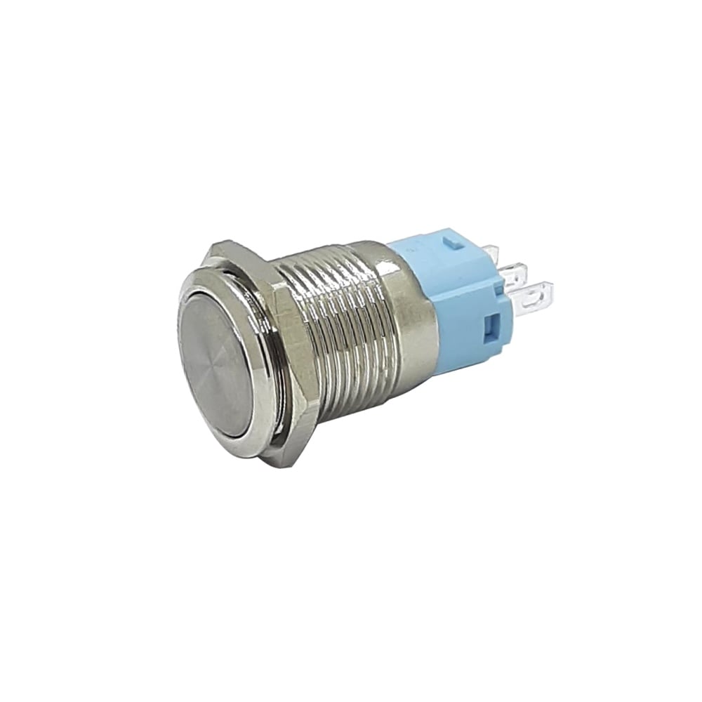 16MM METAL LEDSİZ KALICI DÜZ BUTON