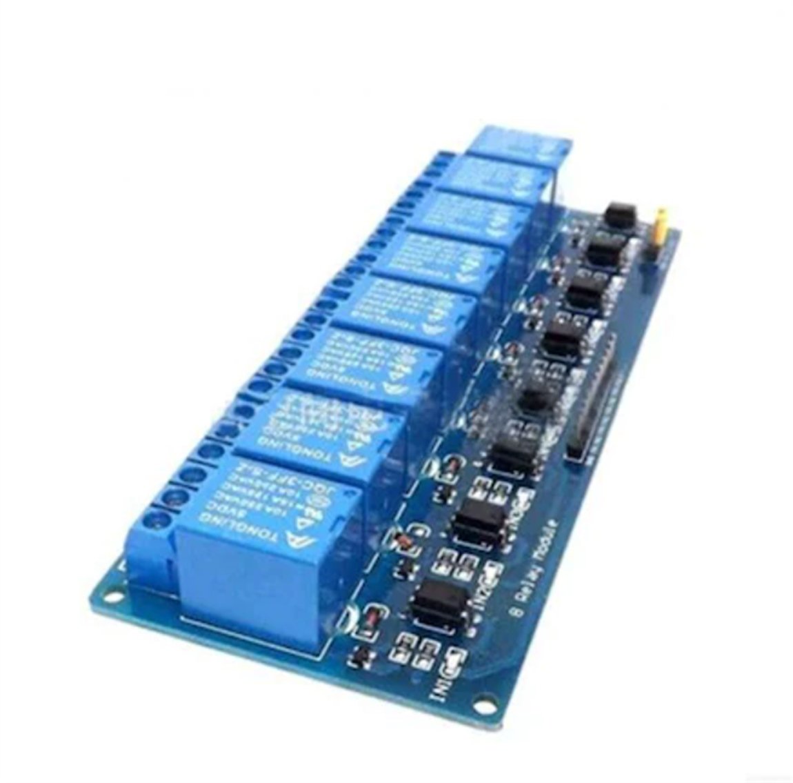 24V 8 Kanallı Işıklı Röle