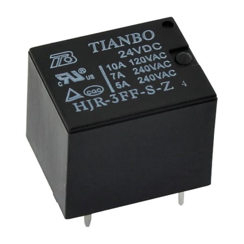 24V Minyon Spot Tianbo Röle (24V 7A) - HJR-3FF-S-Z-4/24VDC24V Minyon Spot Tianbo Röle (24V 7A) - HJR-3FF-S-Z-4/24VDC