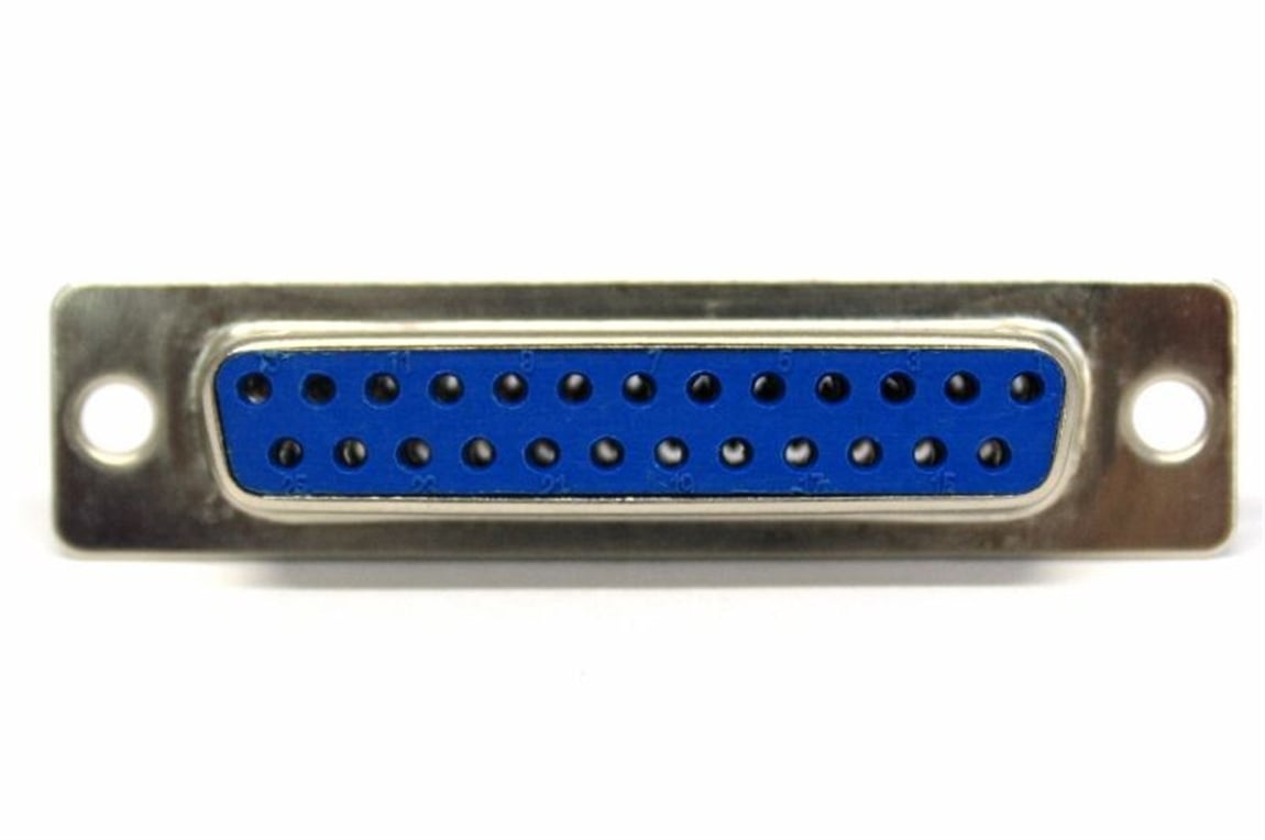 25'Pin Dişi D-Sub Lehim Tip Konnektör