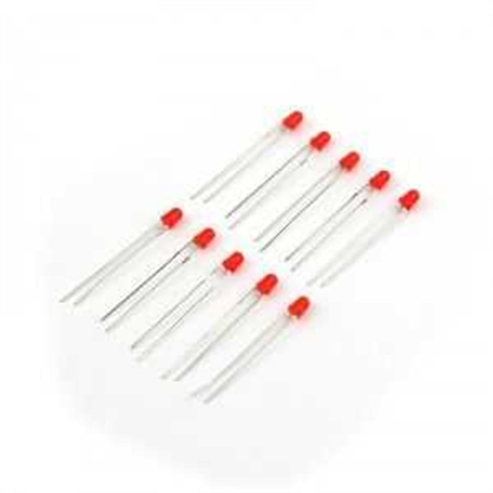 3mm Kırmızı Led - 10'lu Paket