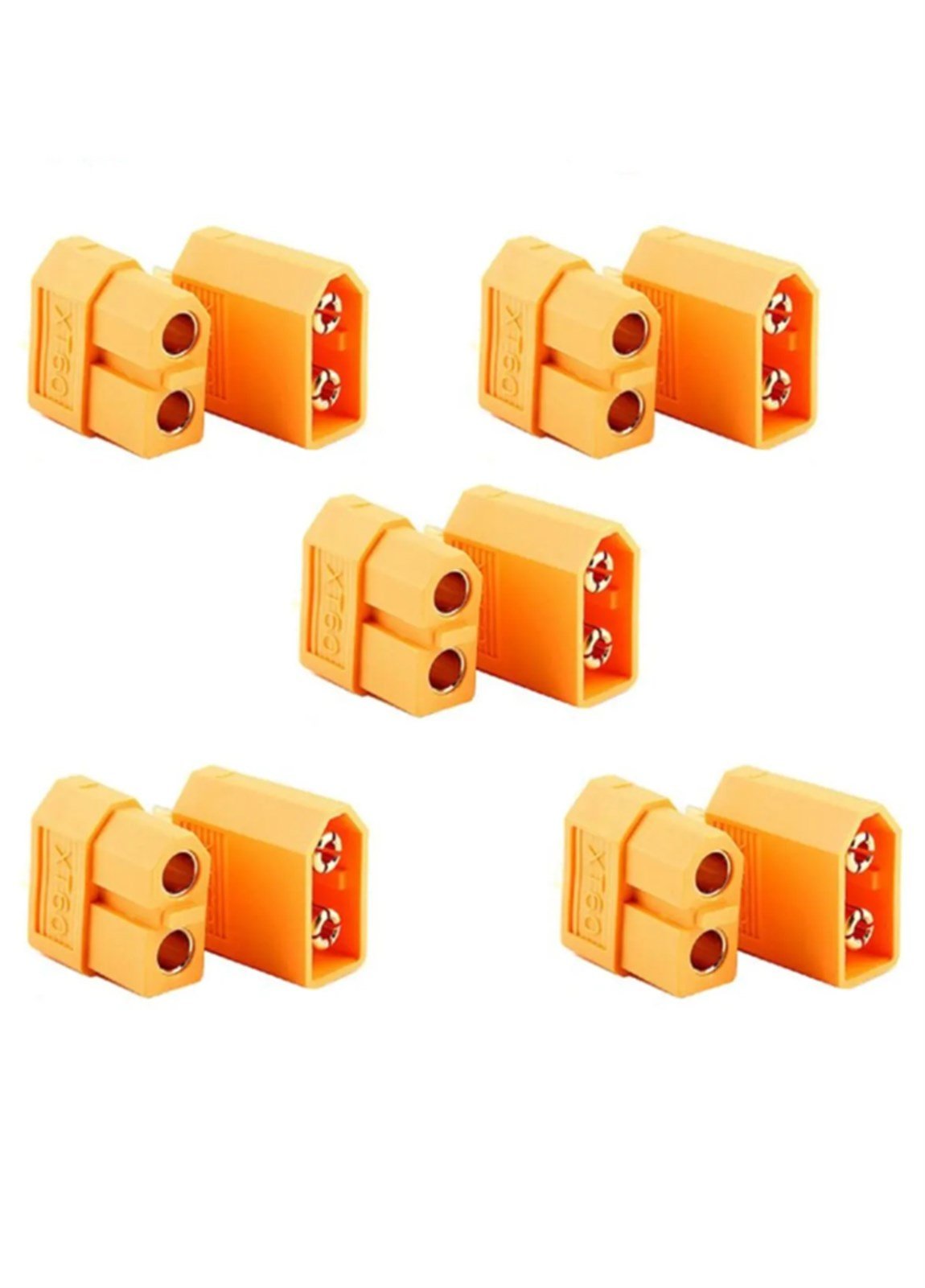 5 Çift Xt60 Lipo Pil Konnektör Takımı5 Çift Xt60 Lipo Pil Konnektör Takımı | Robo Dünya