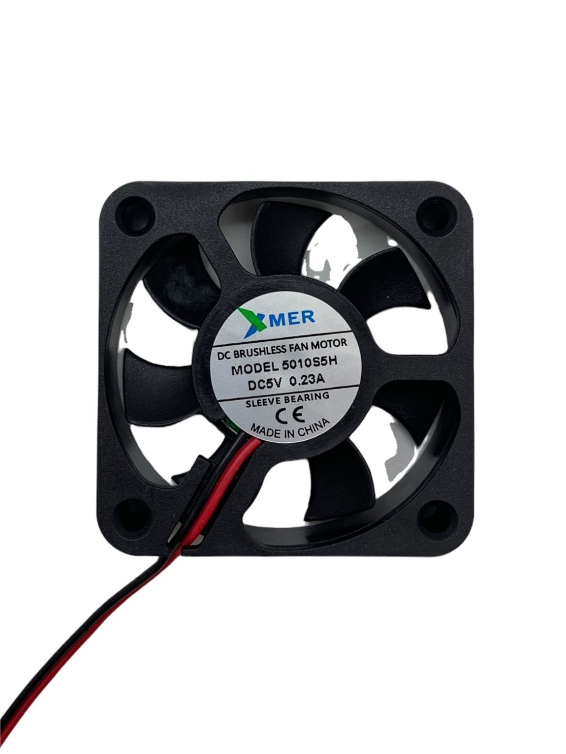 50X50X10mm 5V 0.23A 2P XMER FAN