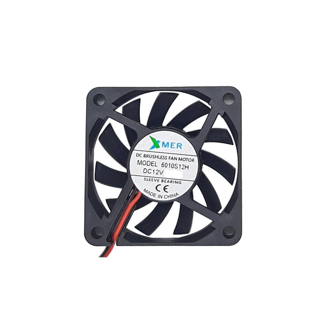 60X60X10mm 12V 0.15A 2P XMER FAN