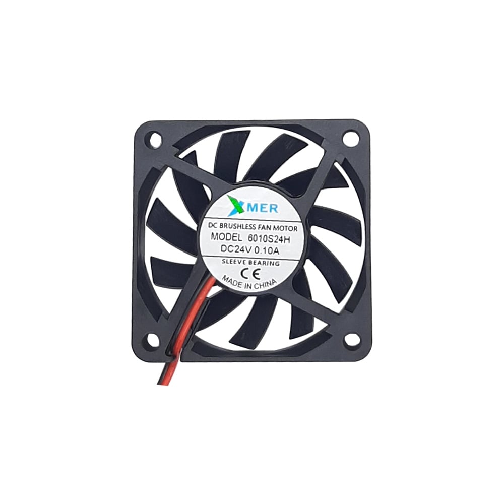 60X60X10mm 24V 0.10A 2P XMER FAN