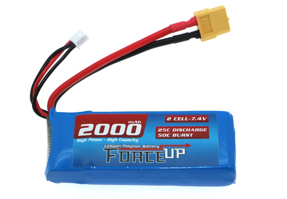 7.4V Lipo Pil 2000mAh