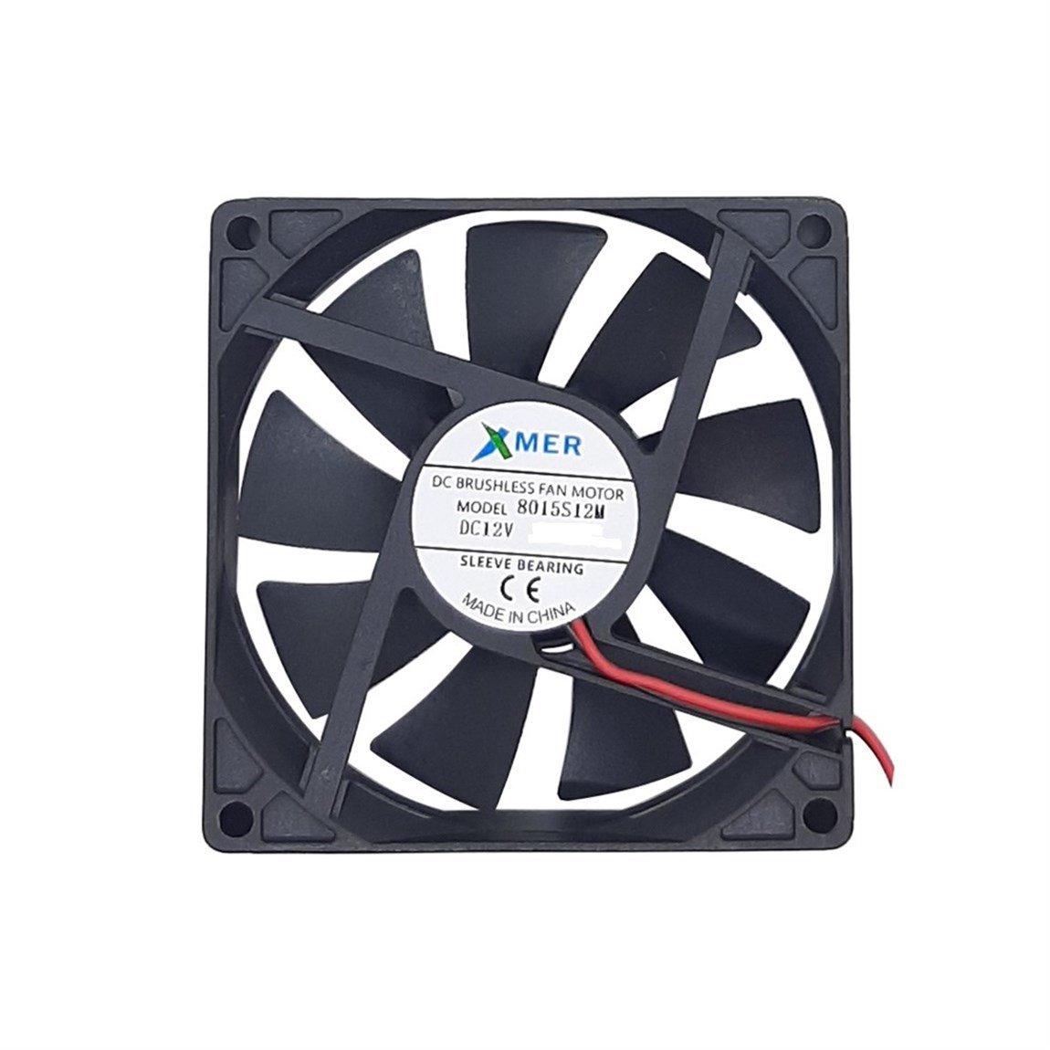 80X80X15mm 12V 0.13A 2P XMER FAN