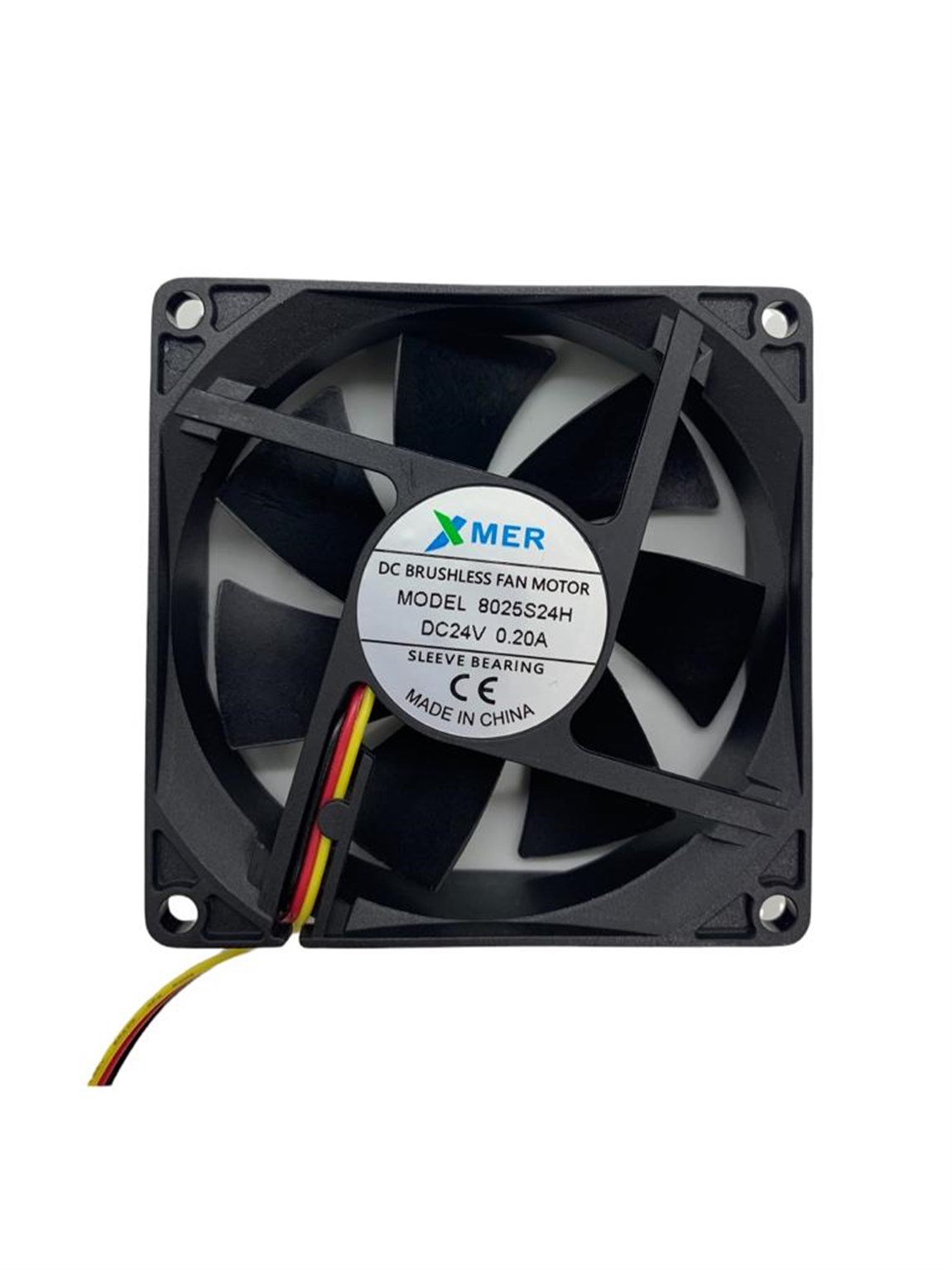 80X80X25mm 24V 0.20A 3P XMER FAN