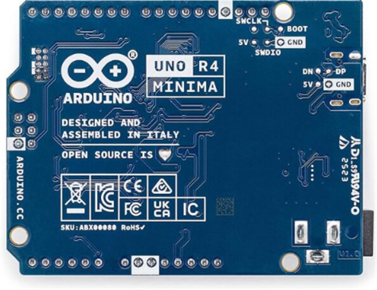 Arduino UNO R4 Minima 32 Bit 48Mhz Geliştirme Kartı - Type-CArduino UNO R4 Minima 32 Bit 48Mhz Geliştirme Kartı - Type-C