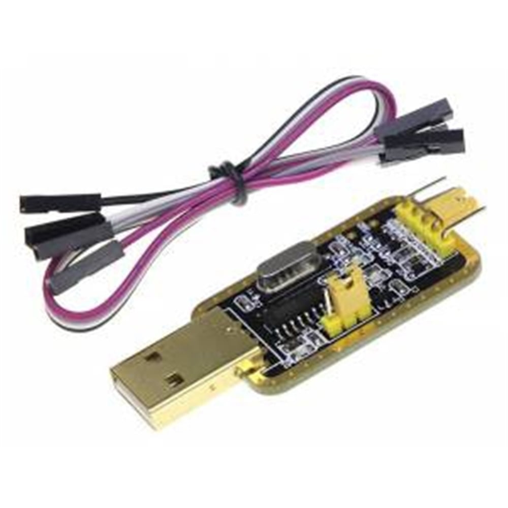 CH340G RS232 USB-TTL Seri Haberleşme Dönüştürücü Modülü + 9 Küçük Kablo