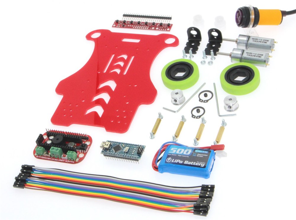 Çita Hızlı Çizgi İzleyen Robot Kiti - 3000Rpm