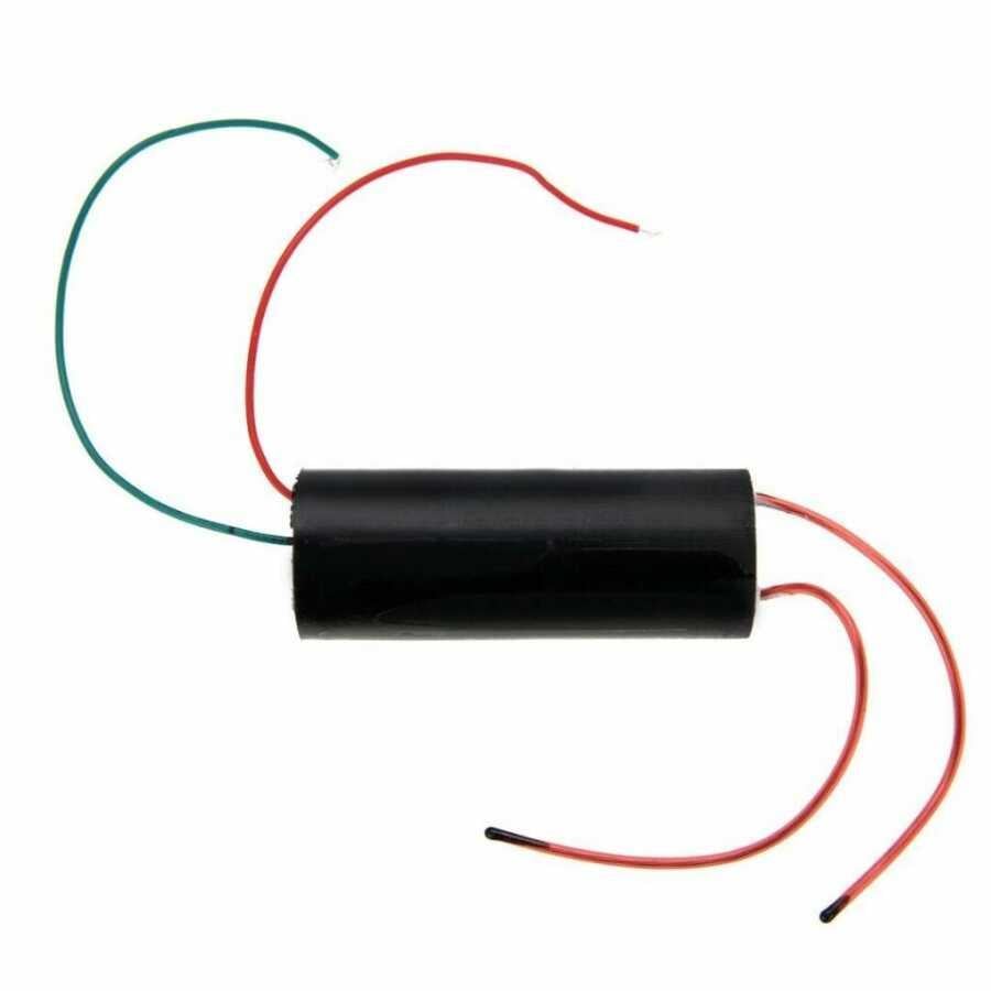 DC 3‑6V 400kV Yüksek Gerilim Yükseltici Darbe İnvertör Ark Jeneratörü Ateşleme Bobini Modülü400kV Yüksek Voltaj Ateşleme Bobini | Elektrik Arkı ve Kıvılcım Modülü – Robo Dünya