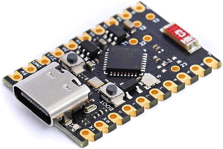 ESP32-C6 Super Mini WiFi 6 Bluetooth 5 BLE Geliştirme Kartı – RISC-V, USB Type-CESP32-C6 Super Mini WiFi 6 Type-C Kart | Robo Dünya