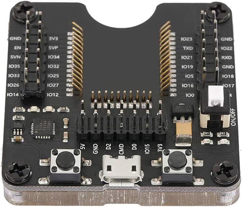 ESP32 Modül Adaptörü - Geliştirme Kartı Test KitiESP32 Modül Adaptörü - Geliştirme Kartı Test Kiti