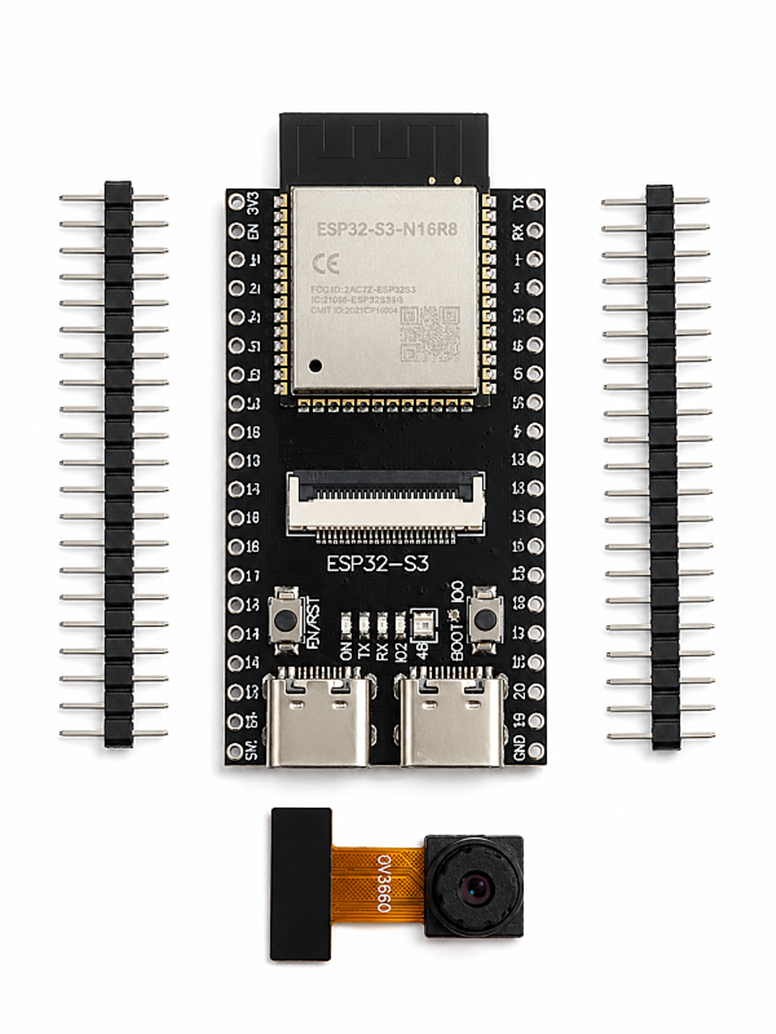 ESP32-S3 N16R8 ESP32-CAM OV3660 2.4GHz Wi-Fi BLE 5.0 Kamera Geliştirme KartıESP32-S3 N16R8 CAM OV3660 Kamera Kartı | Robo Dünya