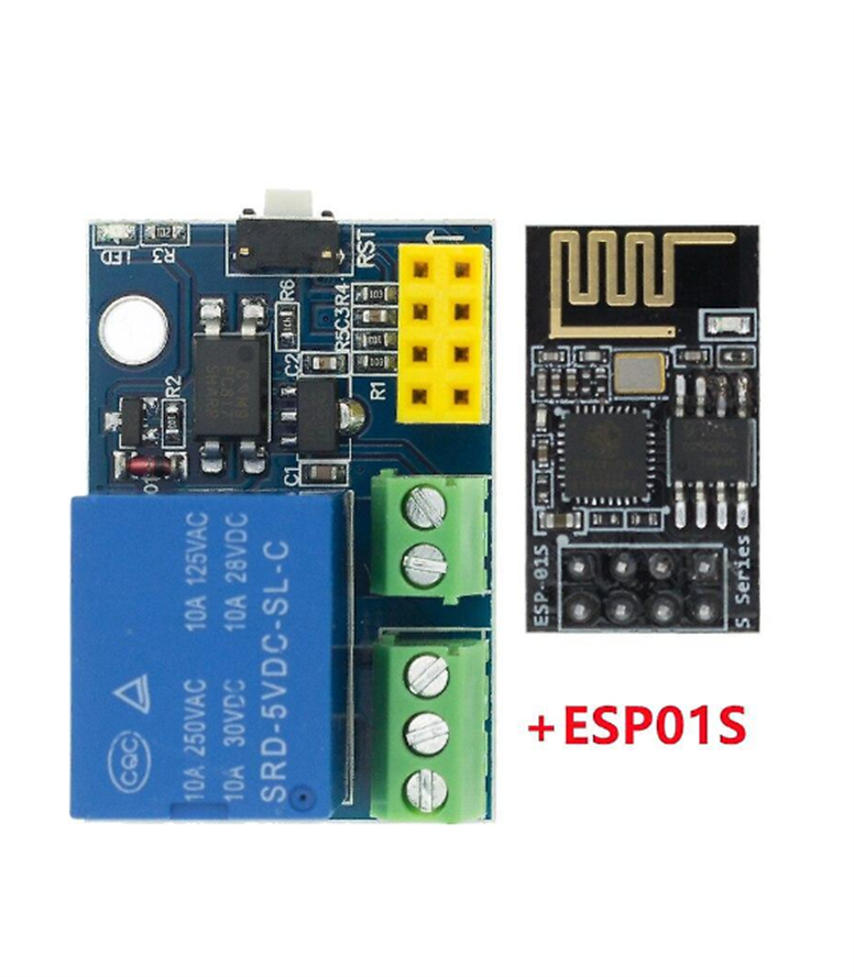 ESP8266 ESP-01S 5V WiFi Röle ModülüESP8266 ESP-01S 5V WiFi Röle Modülü