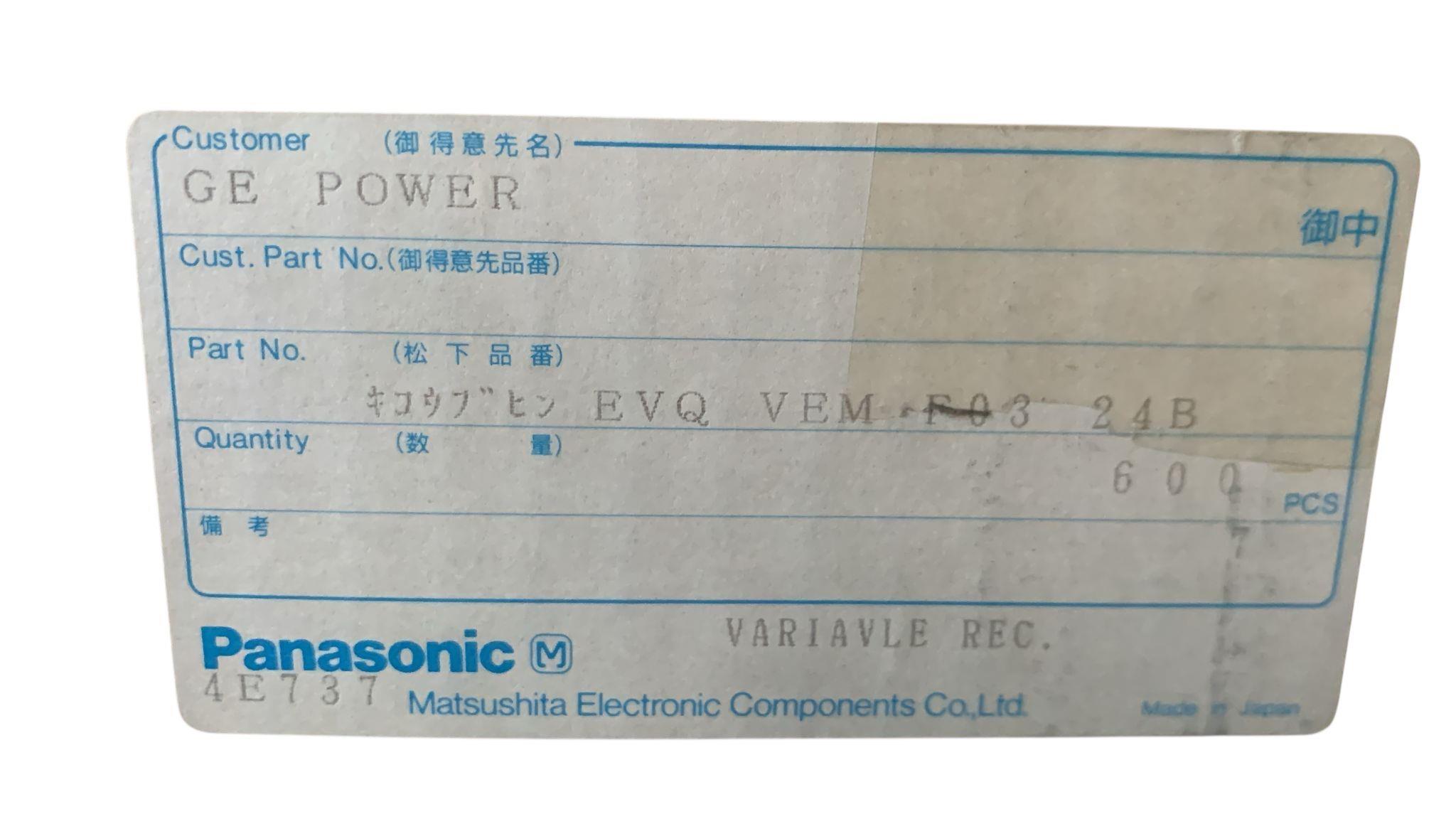 EVQ-VEMF0324B Panasonic EncoderEVQ-VEMF0324B Panasonic Encoder