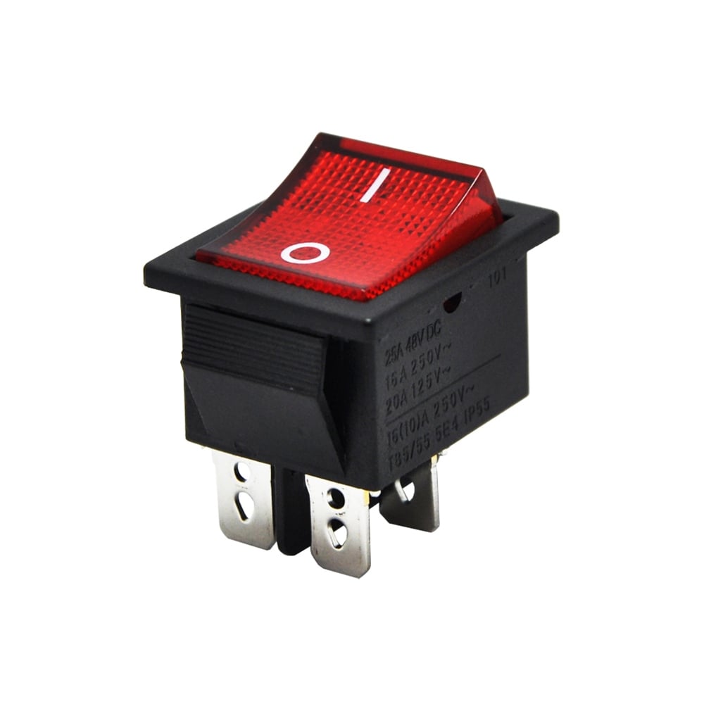 GENİŞ IŞIKLI ANAHTAR KIRMIZI