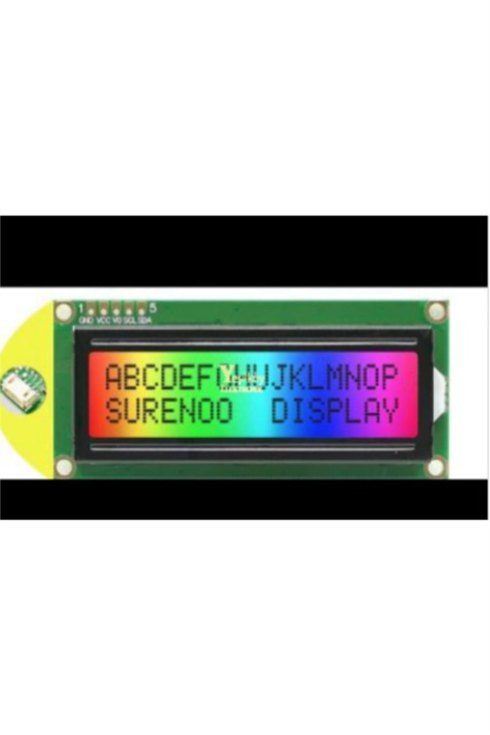 Grove 162 16X2 1602 3.3-5V RGB Işıklı Seri Haberleşmeli I2C FSTN LCD Ekran