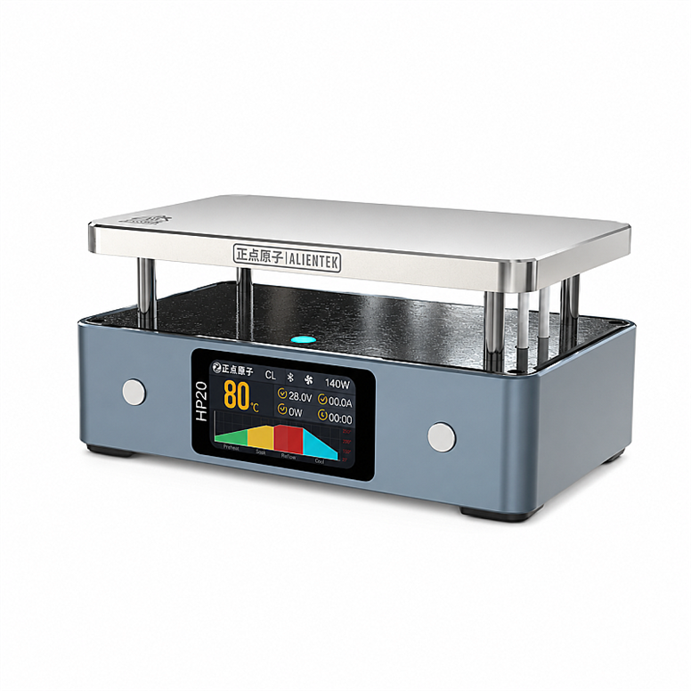 HP20 200W 350°C PD3.1 Type-C Mini PCB Ön Isıtma İstasyonu | Bluetooth & Mobil Uygulama DestekliHP20 200W 350°C PD3.1 Type-C Mini PCB Ön Isıtma İstasyonu | Bluetooth & Mobil Uygulama Destekli