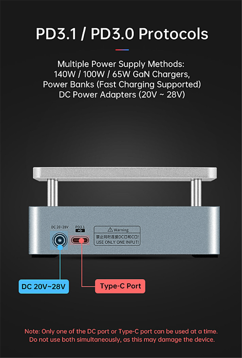 HP20 200W 350°C PD3.1 Type-C Mini PCB Ön Isıtma İstasyonu | Bluetooth & Mobil Uygulama DestekliHP20 200W 350°C PD3.1 Type-C Mini PCB Ön Isıtma İstasyonu | Bluetooth & Mobil Uygulama Destekli