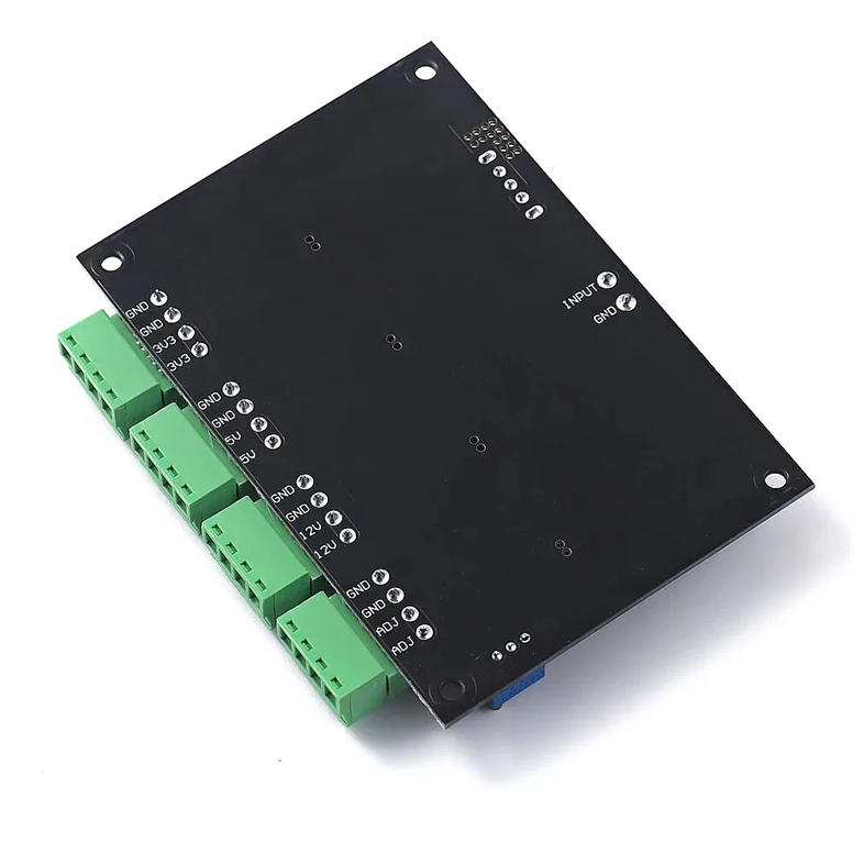 LM2596 4 Çıkışlı DC-DC Voltaj Düşürücü Güç Kaynağı Modülü – 3.3V / 5V / 12V / Ayarlanabilir ÇıkışLM2596 4 Çıkışlı Ayarlanabilir Güç Modülü | Robo Dünya
