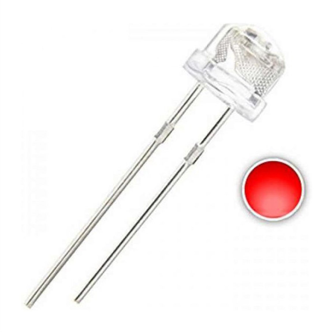 Mantar LED Kırmızı 4.8mm 1000 AdetMantar LED Kırmızı 4.8mm 1000 Adet